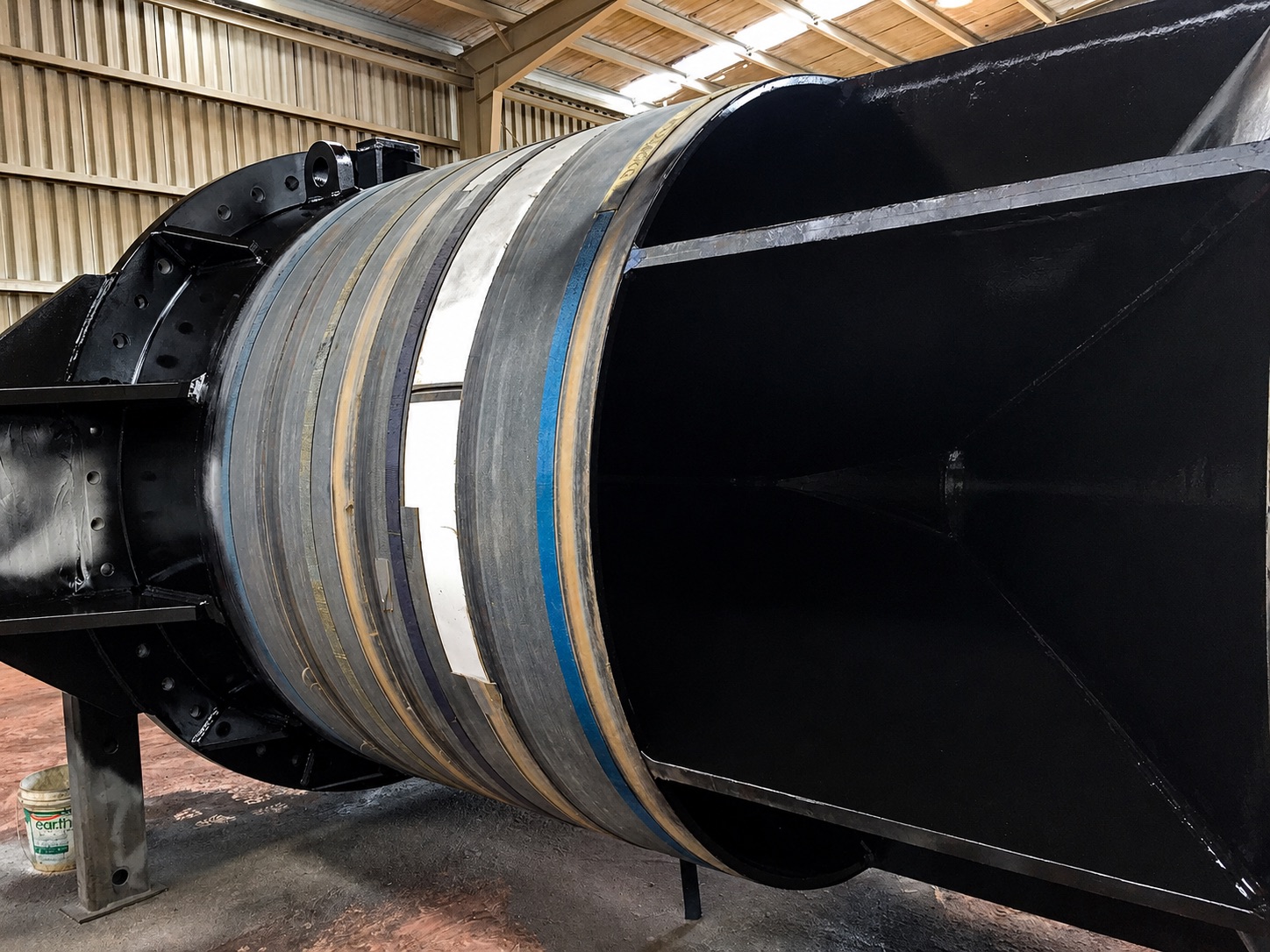 Steelwork in the Blast Craft workshop